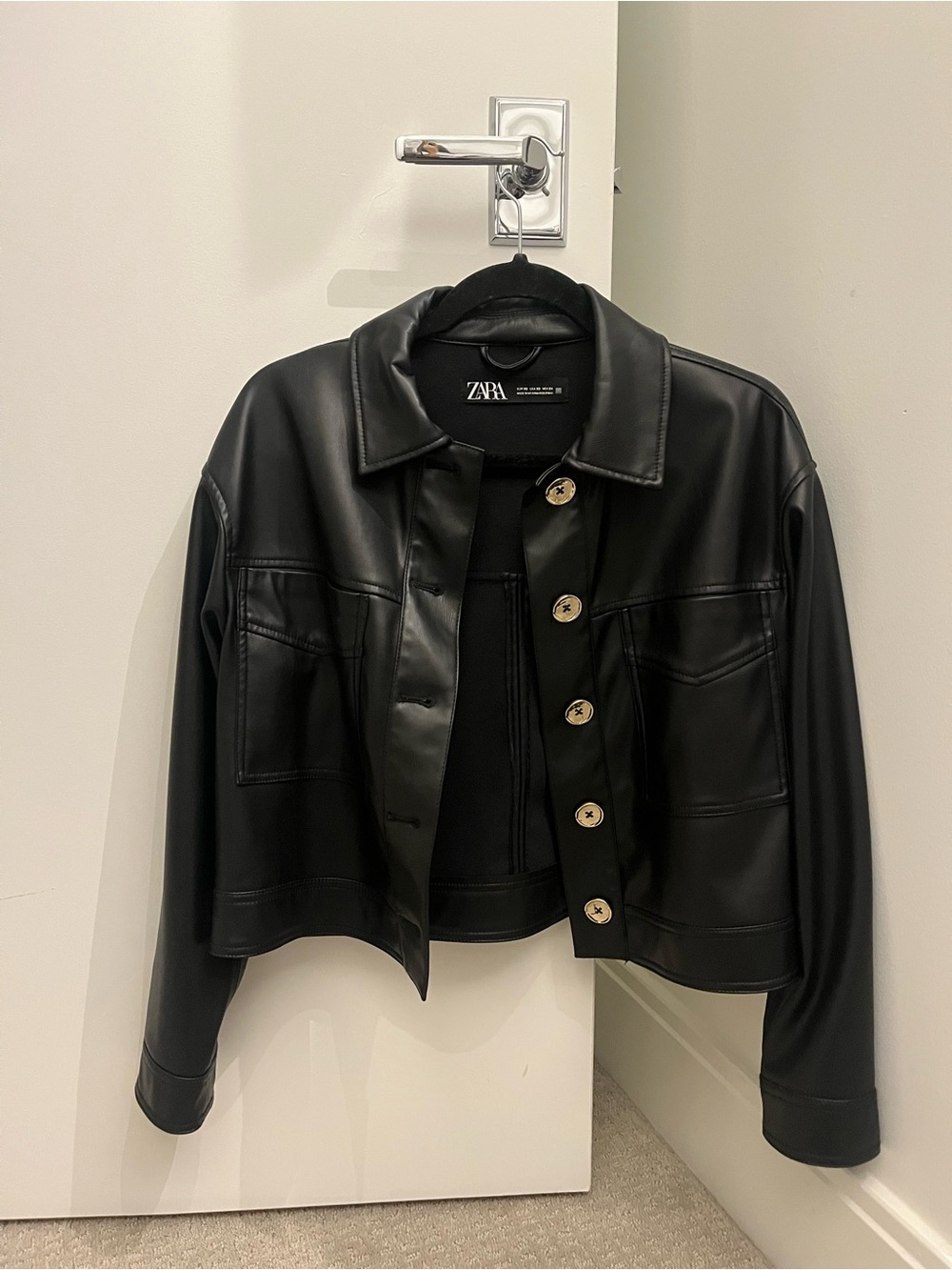 Zara Faux Leather Jacket